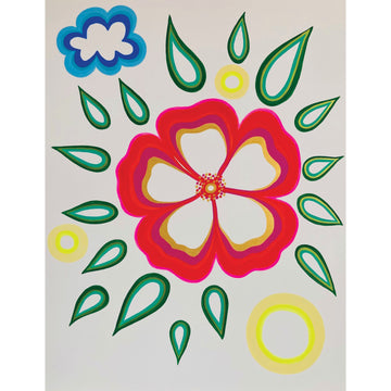 Hibiscus, 45" x 35"