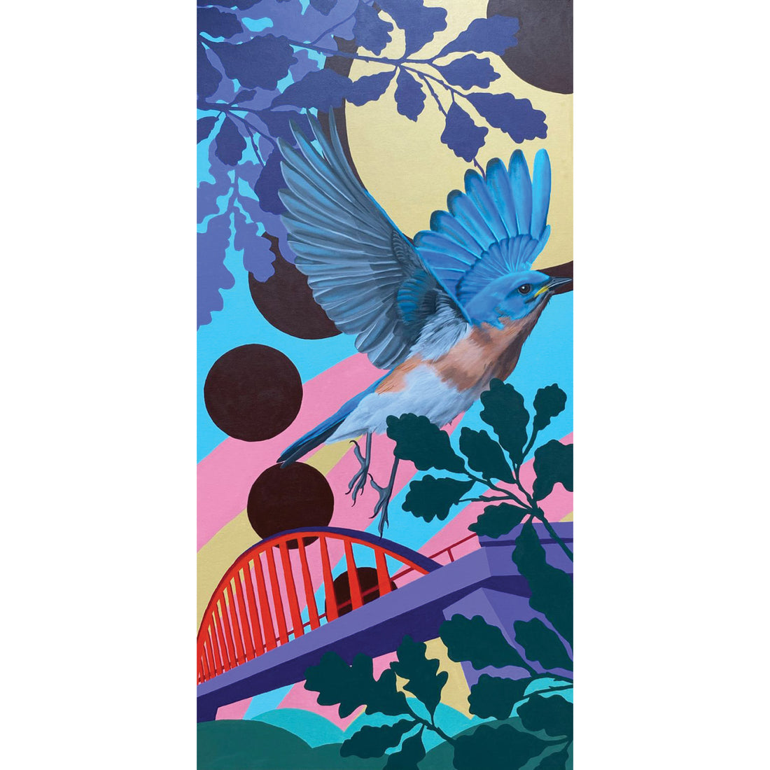 Redhill Pedestrian Bridge, 48" x 24"