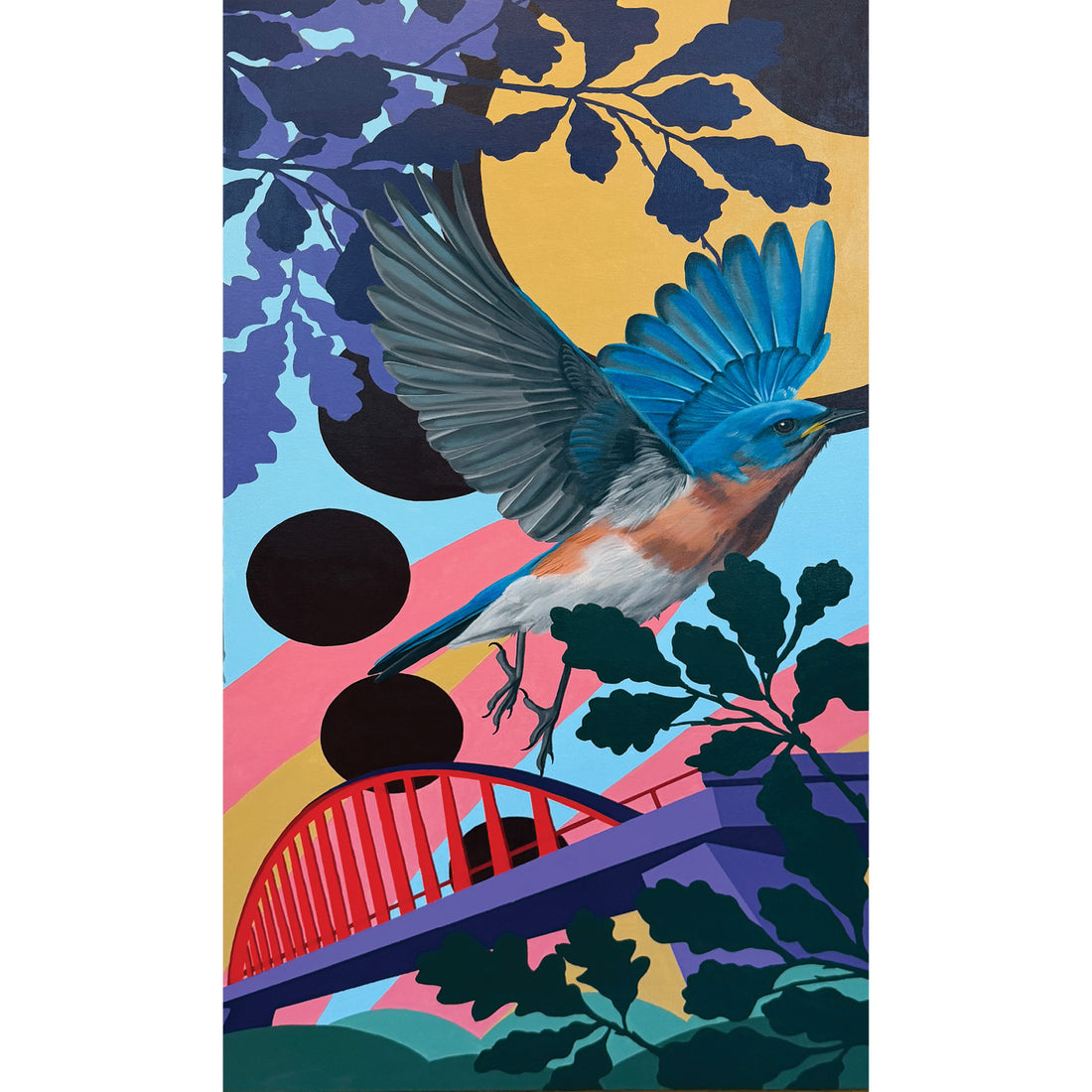 Redhill Pedestrian Bridge, 48" x 24"