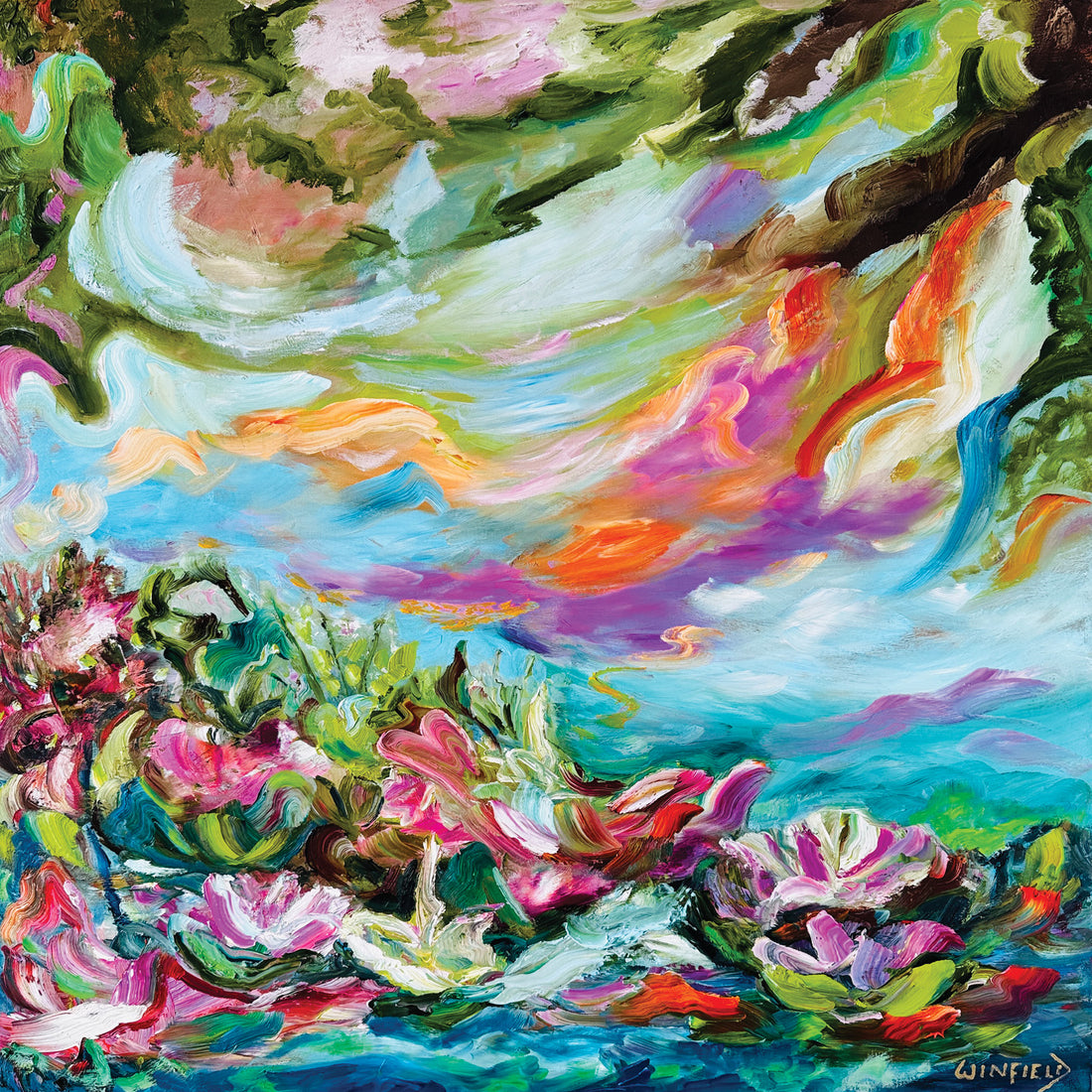 Connection, 42" x 42"