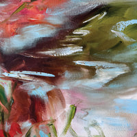 Pond Party, 42" x 42"