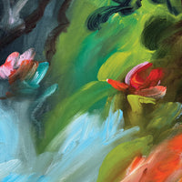 Reaching for Love, 40" x 40"