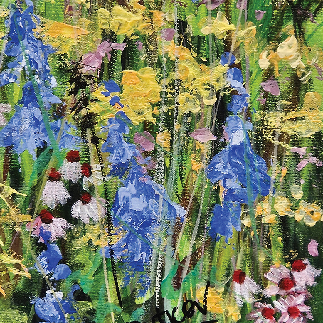 Pink and Yellow, 16" x 12"