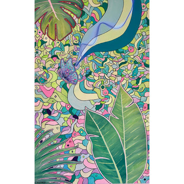 Electric Jungle, 48" x 30"