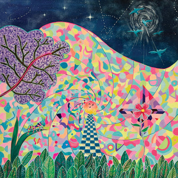 Jacaranda, 36" x 36"