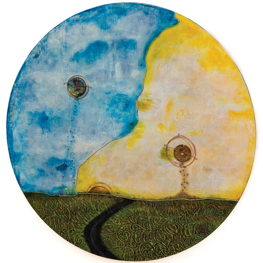 Imperfect Wheel of Life 240401, 30" round