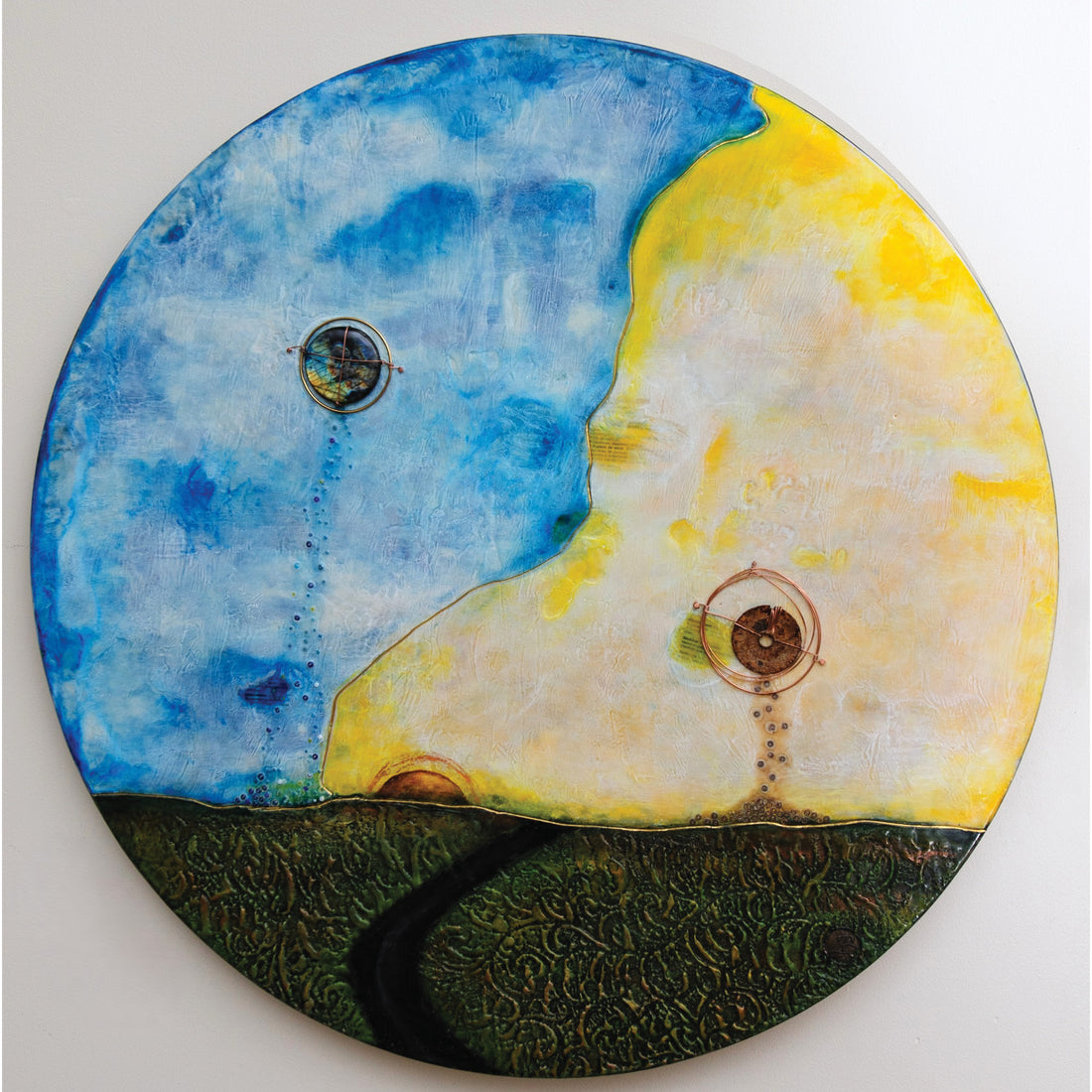 Imperfect Wheel of Life 240401, 30" round