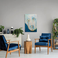 Imperfect Wheel of Life 240402, 36" x 24"