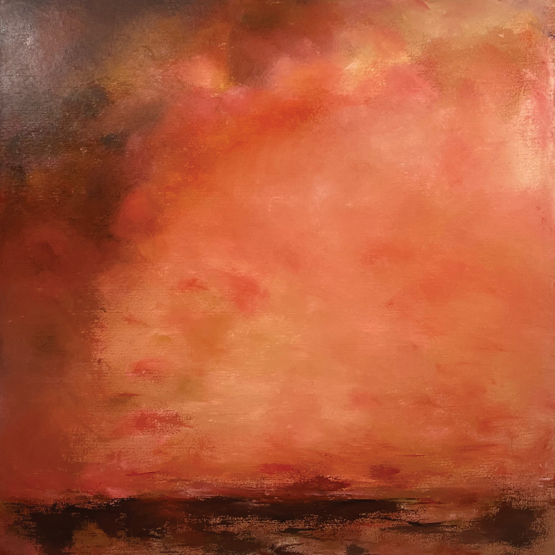 Le Soleil Se Lève Aussi, 36" x 36"