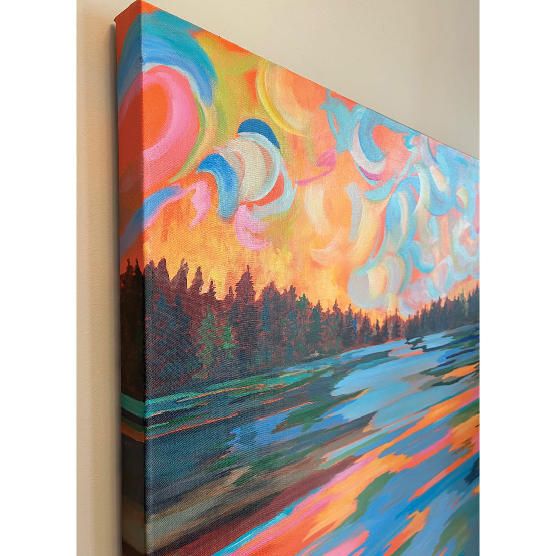 The Sky Is the Limit, 36" x 36"