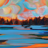 The Sky Is the Limit, 36" x 36"