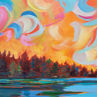 The Sky Is the Limit, 36" x 36"