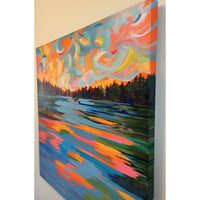 The Sky Is the Limit, 36" x 36"