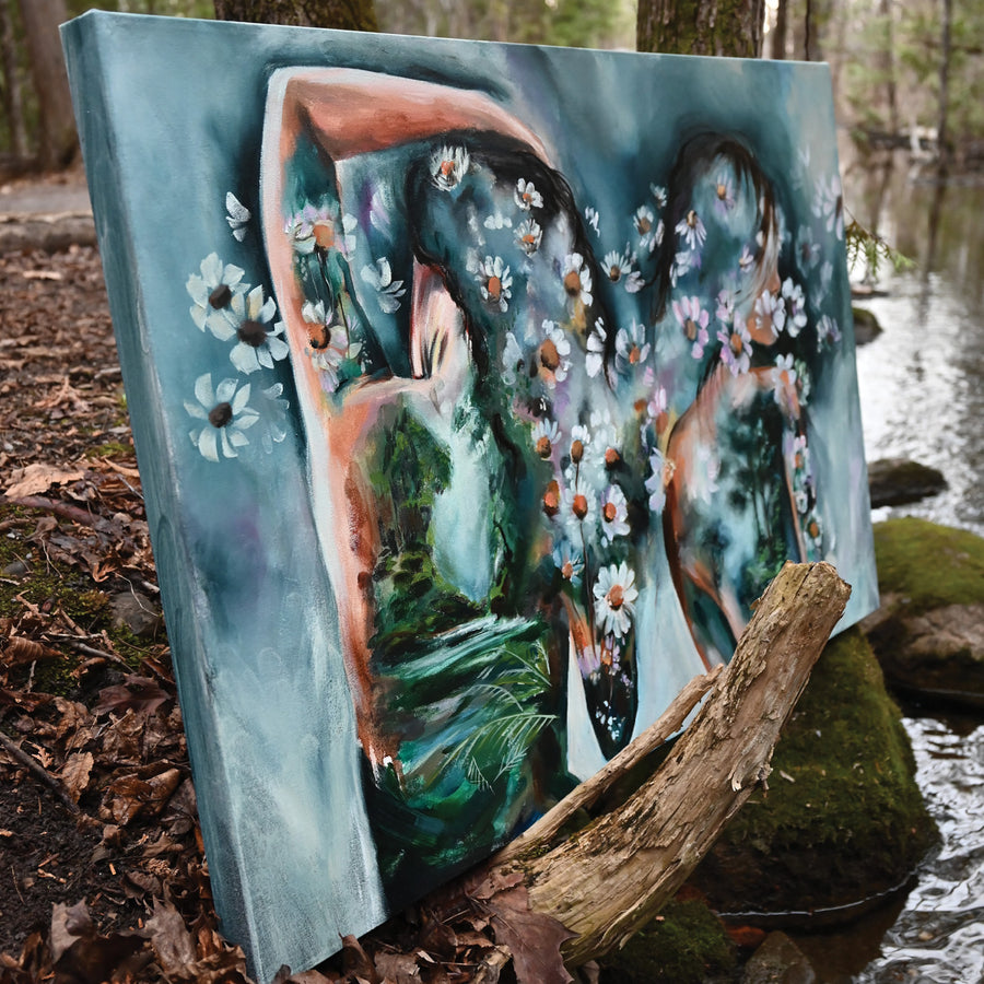 Fearless Sisters, 24" x 36"