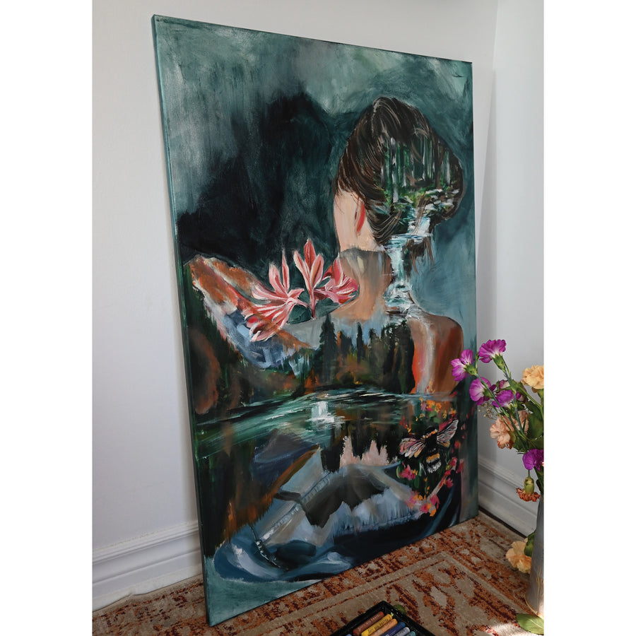 Keep Your Dreams Close, 36" x 24"