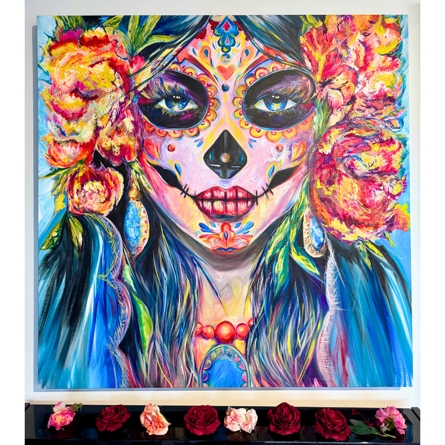 Dia De Los Muertos, 60" x 60"