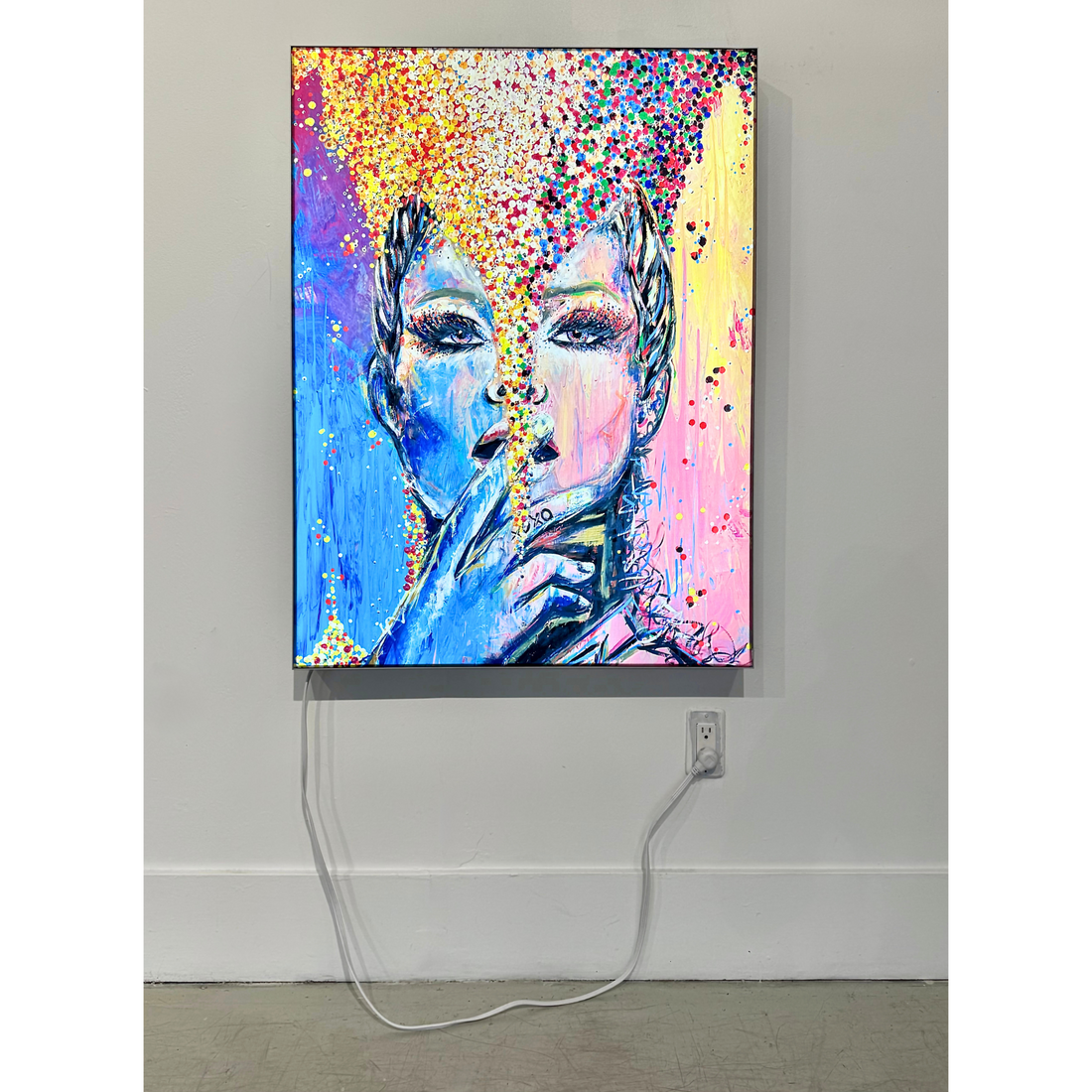 I Am Transcendence (Light Box), 40” x 30"