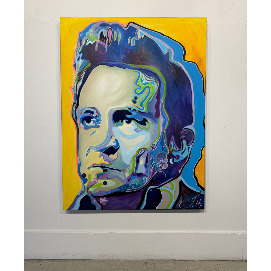 Jonny Cash, 48" x 36"