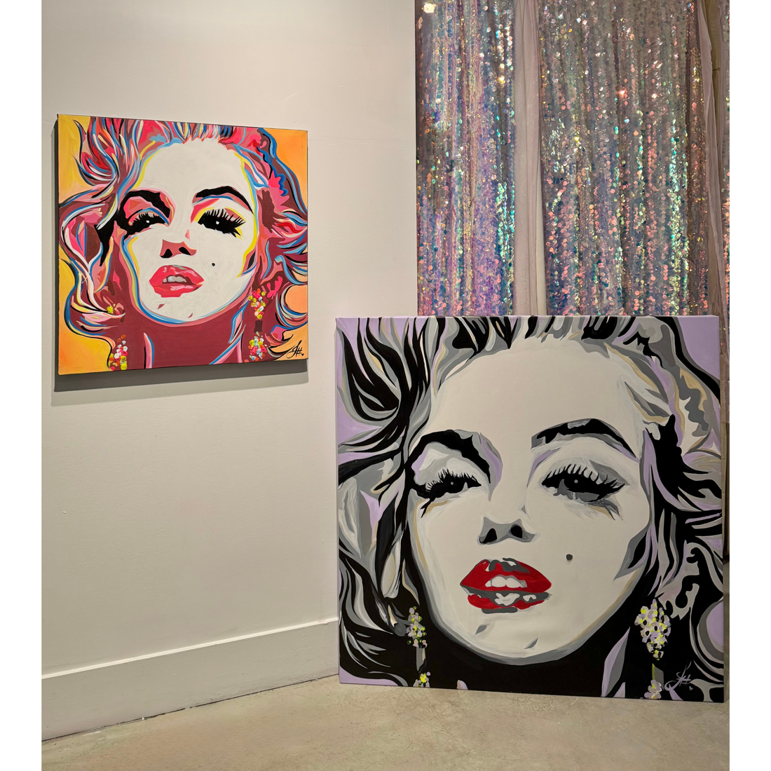 Marilyn Dreams, 30” x 30"