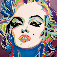 Marilyn Dreams, 30” x 30"