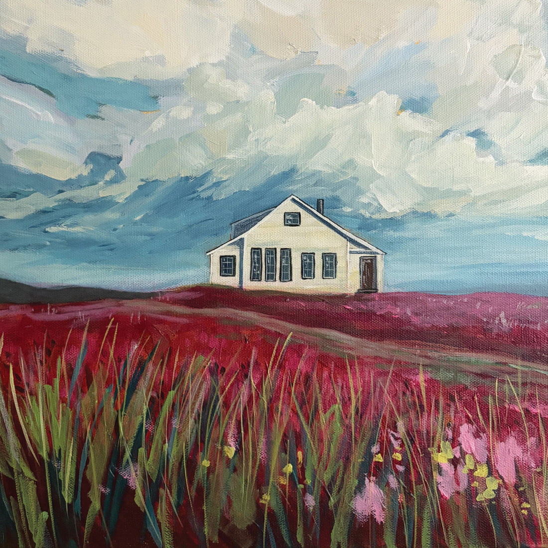 Strawberry Sunday's, 24" x 24"