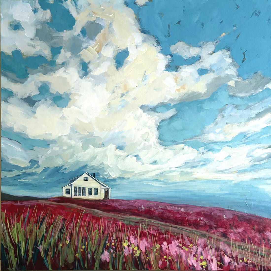 Strawberry Sunday's, 24" x 24"