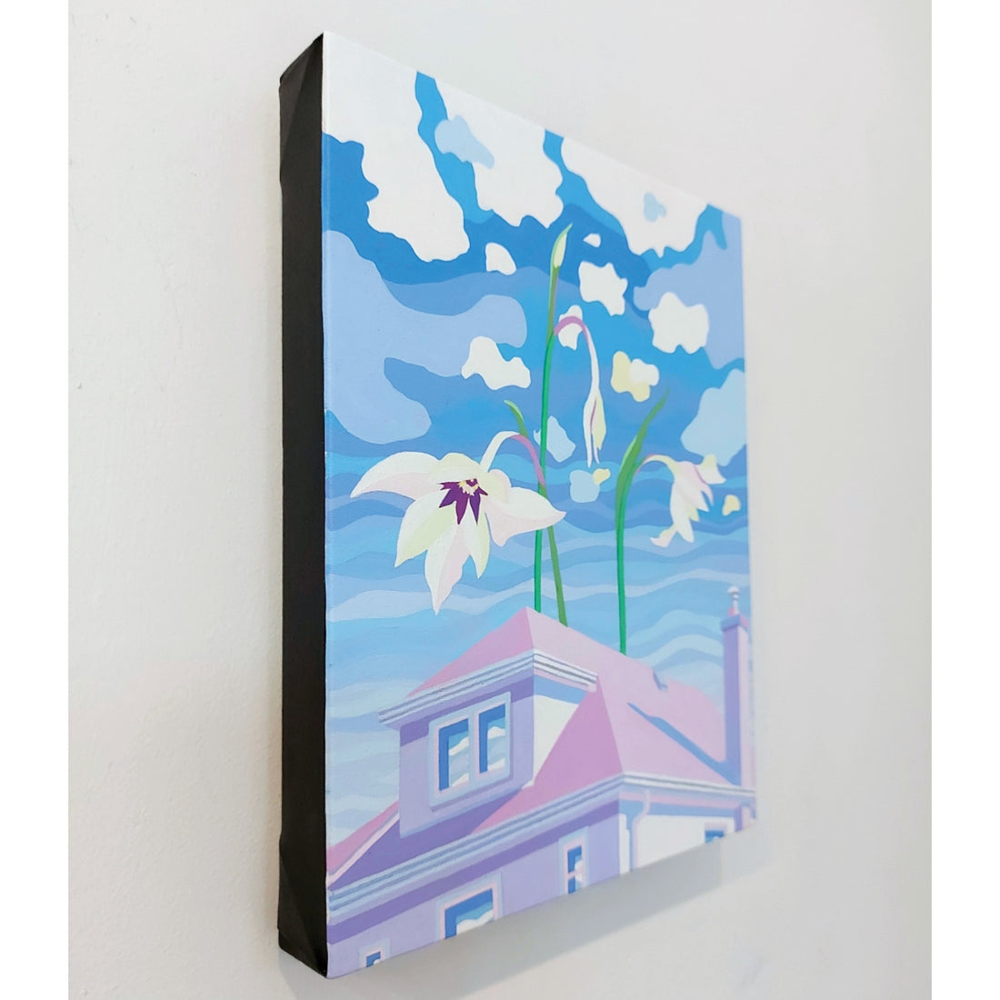 Listening to Flowers, 14" x 11"