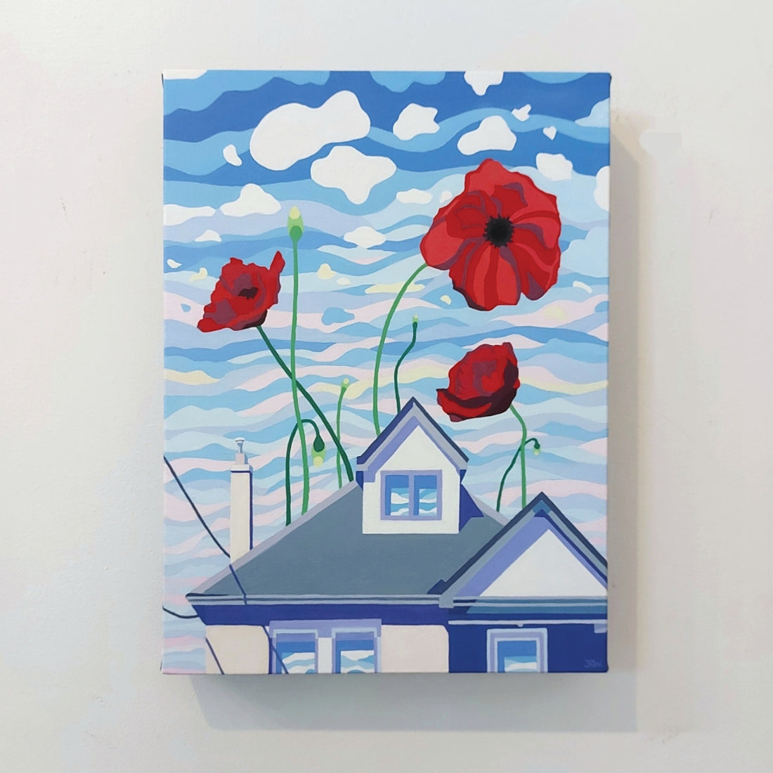 Strong and Free, 16" x 12"