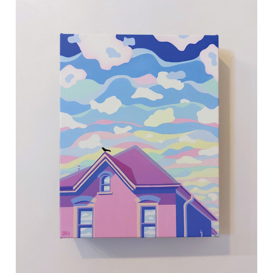 Visitor, 14" x 11"