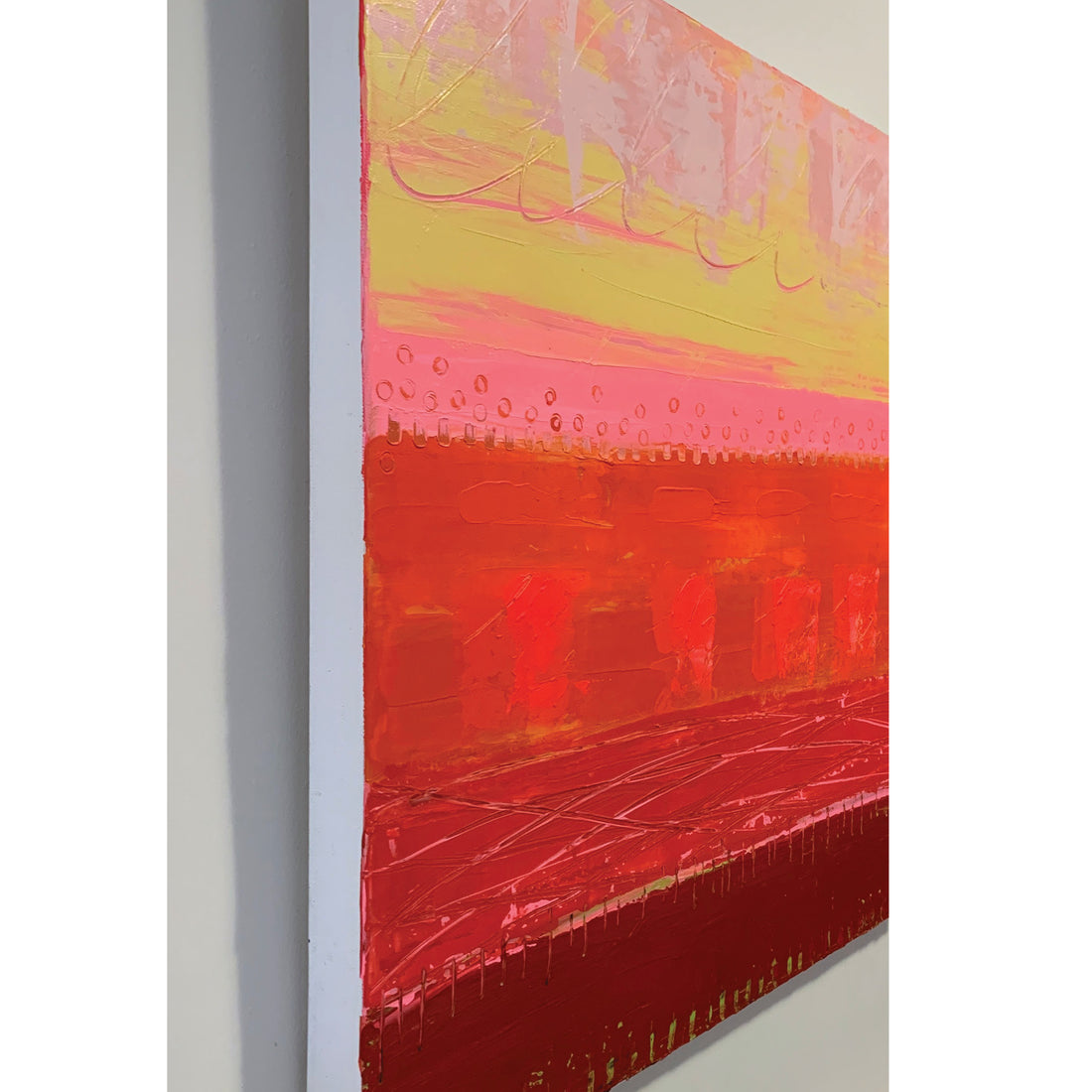 Blush and Bloom, 24" x 24"