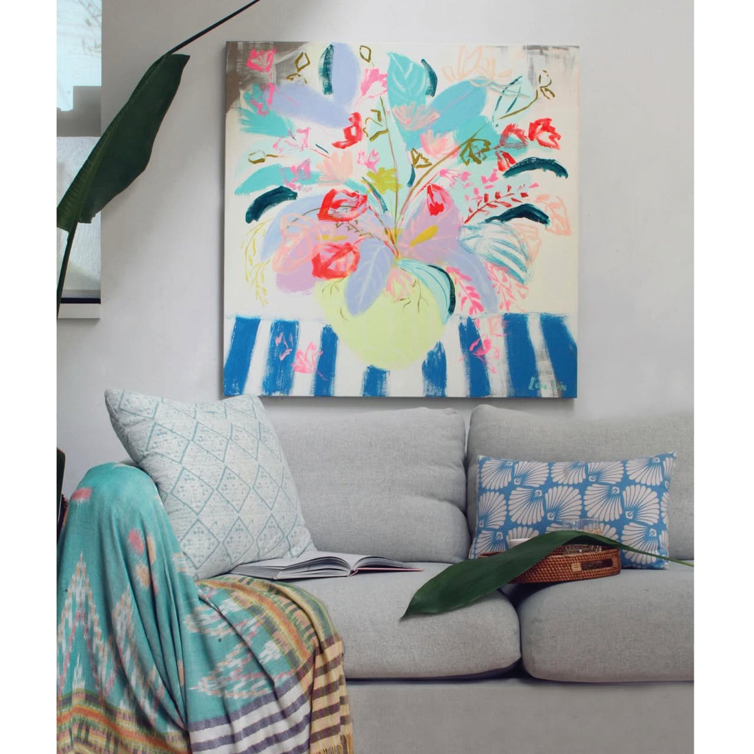 In Bloom, 36" x 36"
