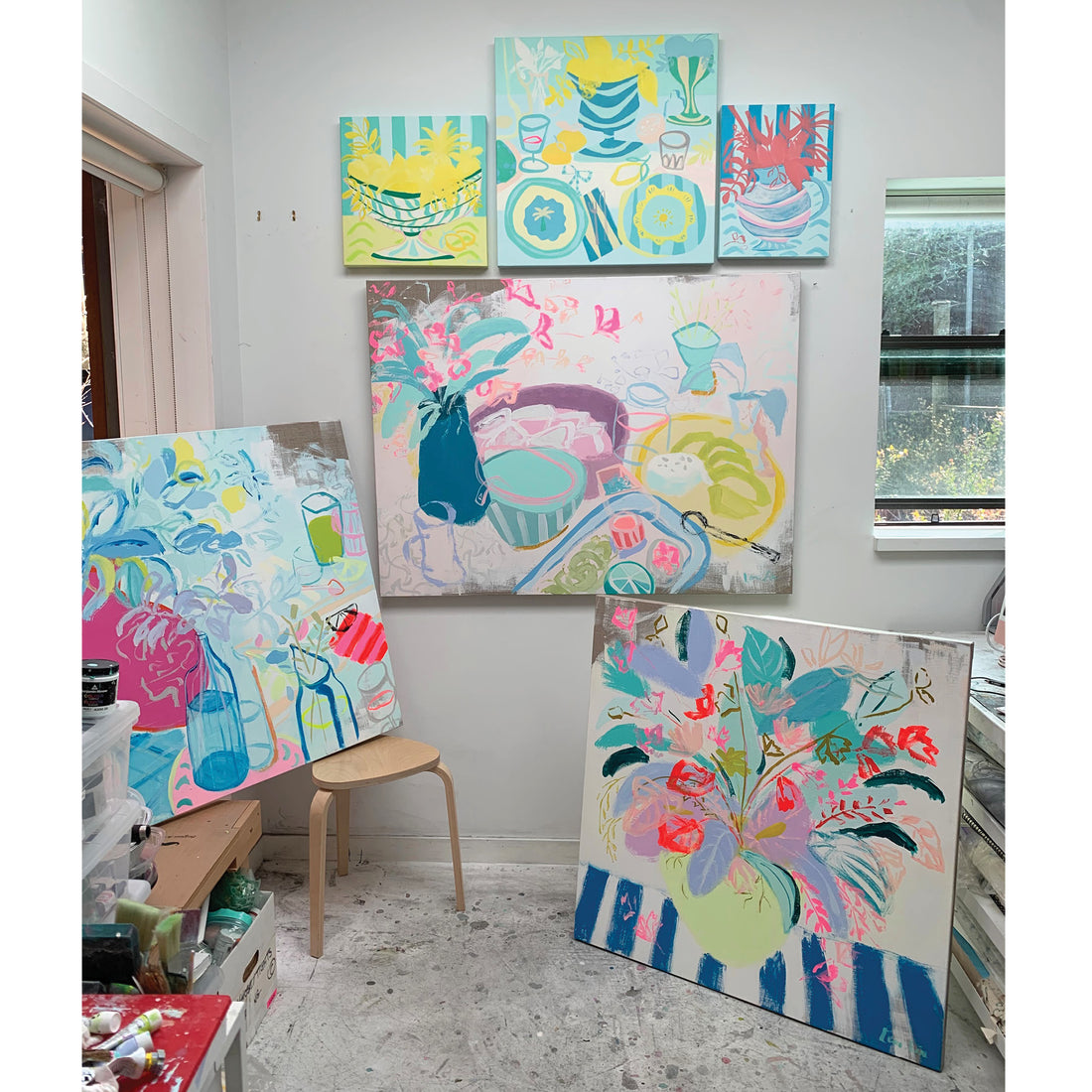 Stay Awhile, 36" x 36"