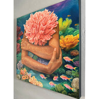 Grow Beneath the Surface, 20" x 20"