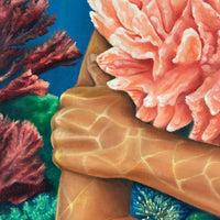 Grow Beneath the Surface, 20" x 20"