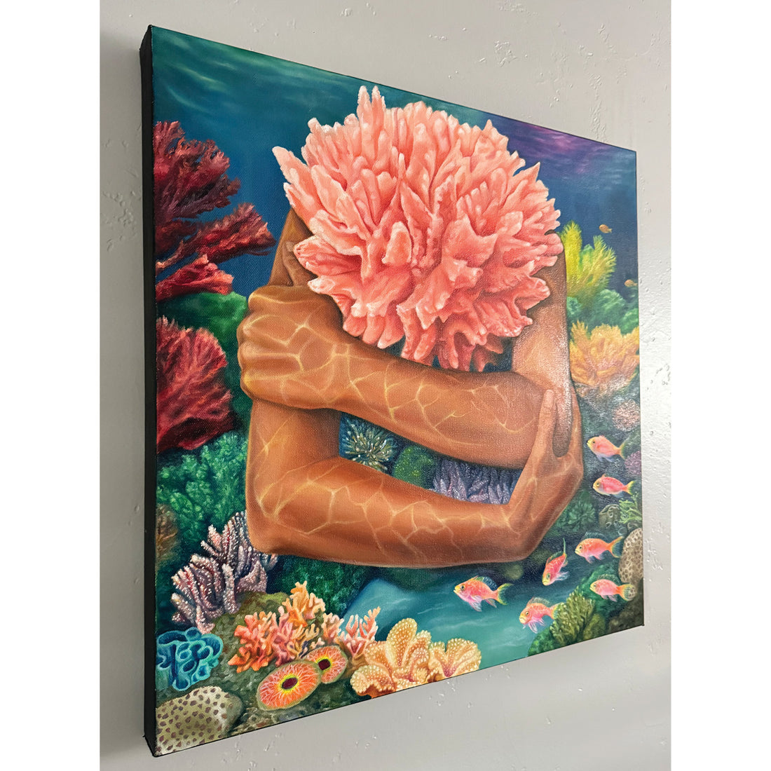 Grow Beneath the Surface, 20" x 20"