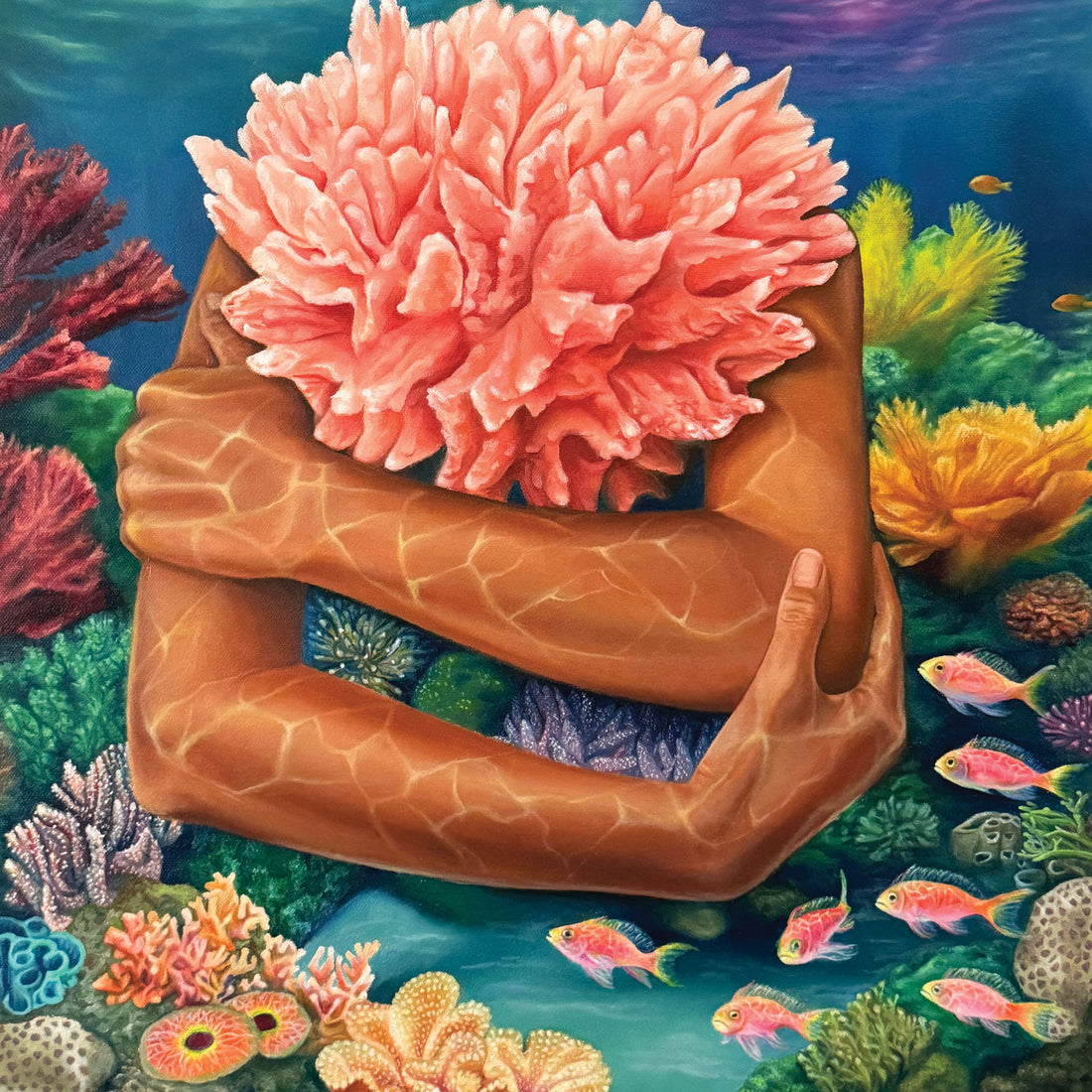 Grow Beneath the Surface, 20" x 20"