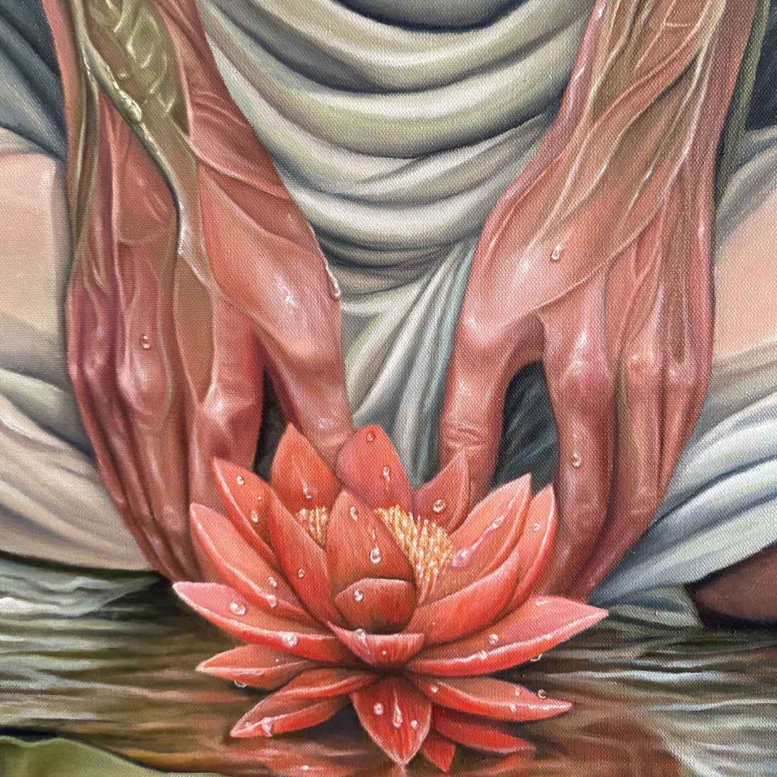 In Her Twined, 48" x 36"