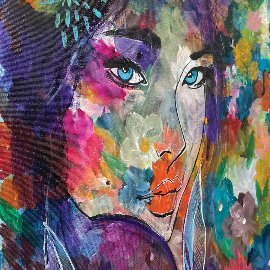 Silent Fire, 20" x 16"