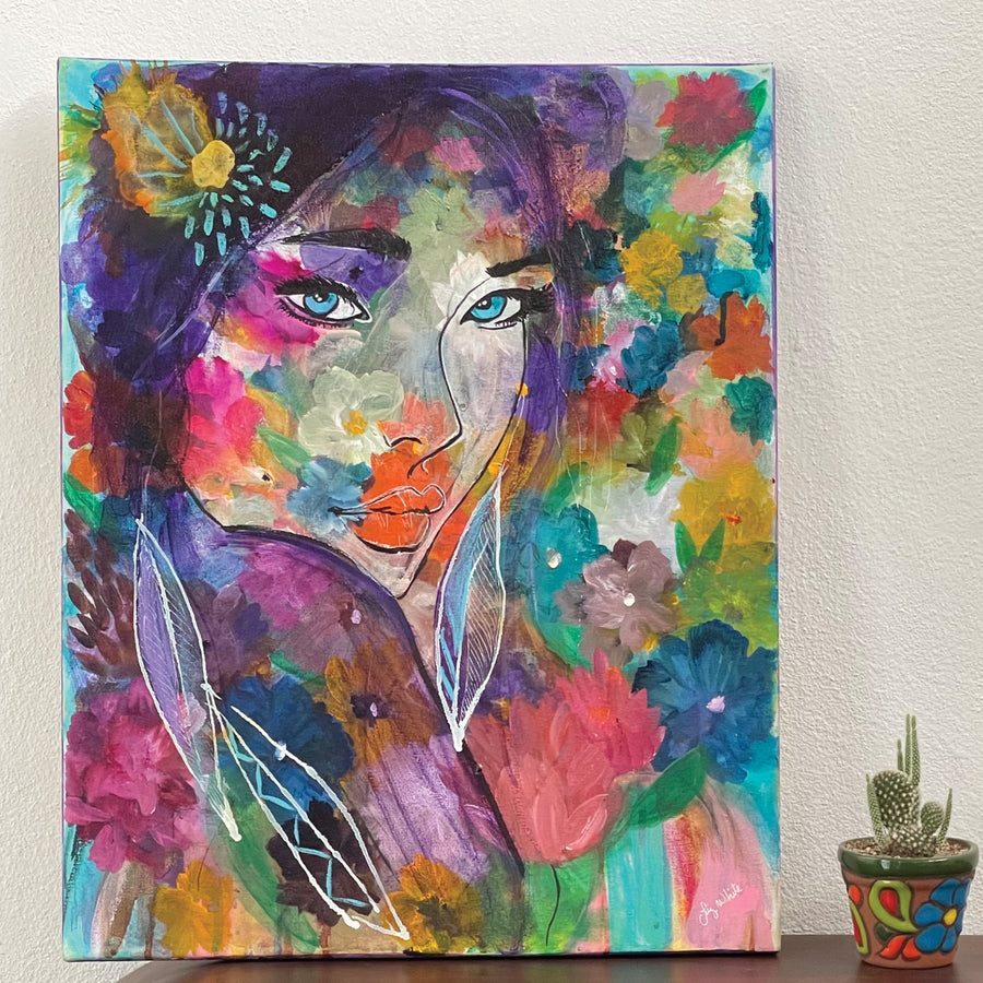 Silent Fire, 20" x 16"
