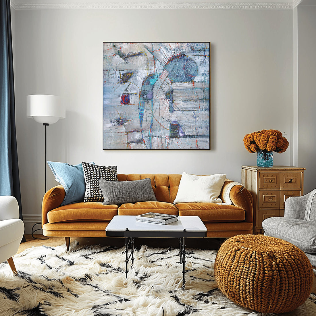 Despondent, 40" x 40"