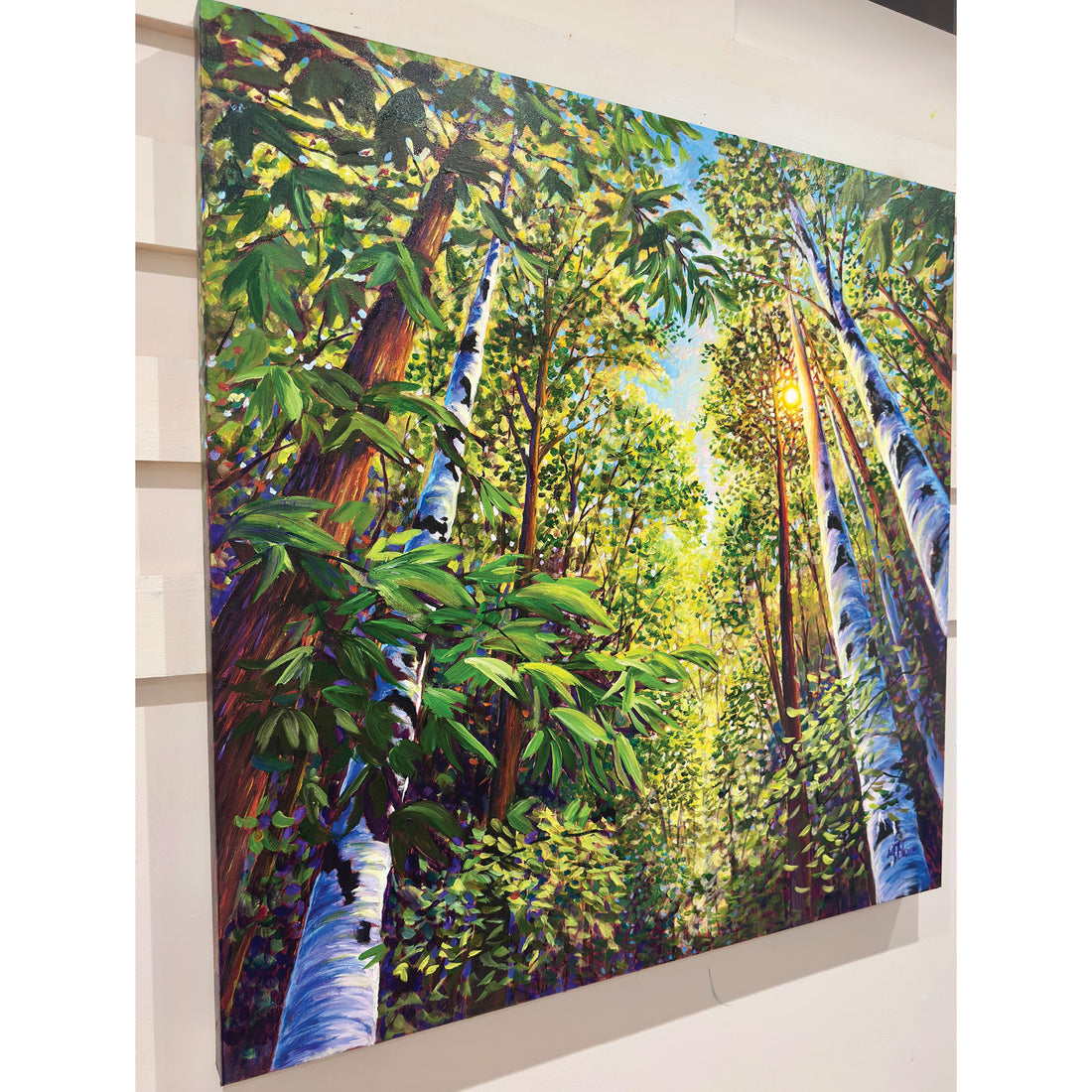 Luminous Canopy, 36" x 36"