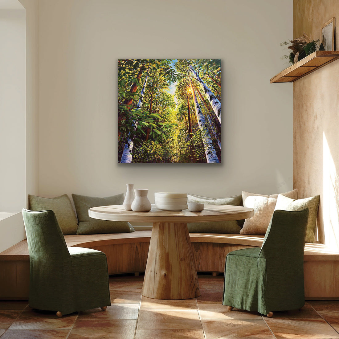 Luminous Canopy, 36" x 36"