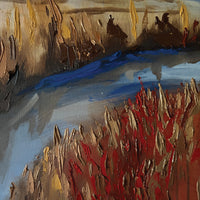 Between Reeds and Sky, 60" x 48"