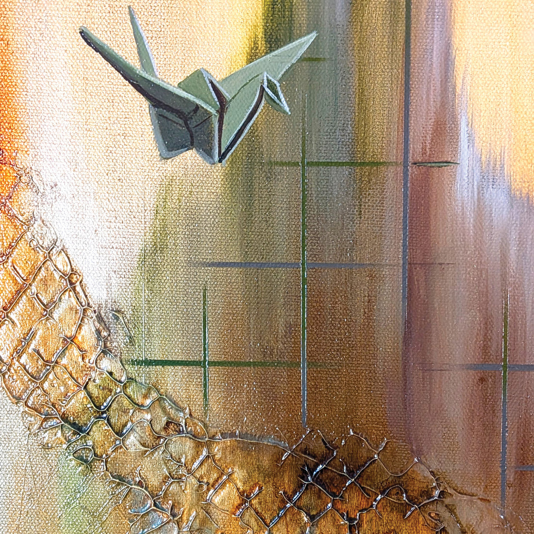 Off the Grid, 30" x 30"