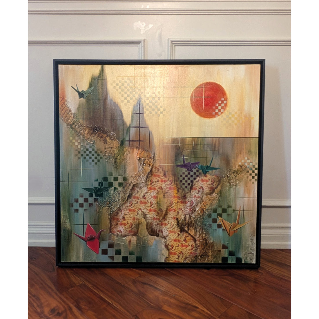 Off the Grid, 30" x 30"