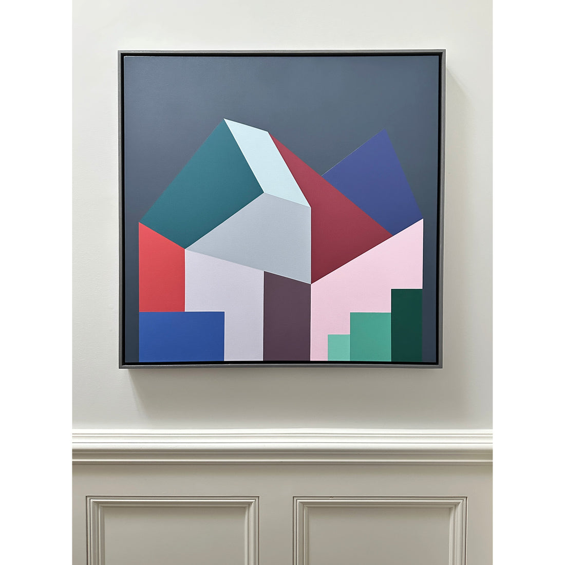 Cross/Section, 36" x 36"