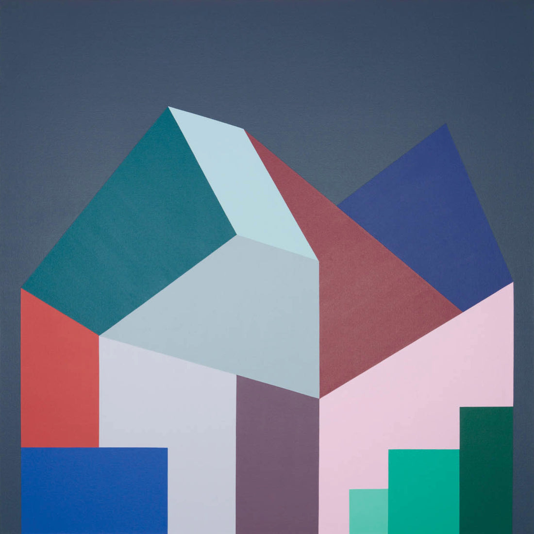 Cross/Section, 36" x 36"