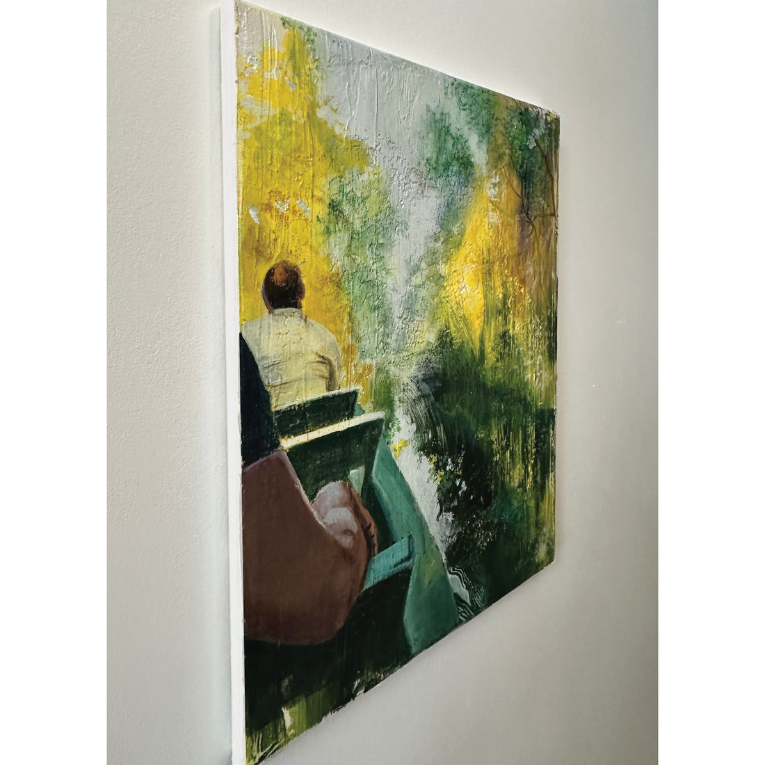 Caroni Boat Ride, 20" x 16"