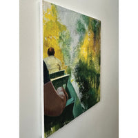 Caroni Boat Ride, 20" x 16"
