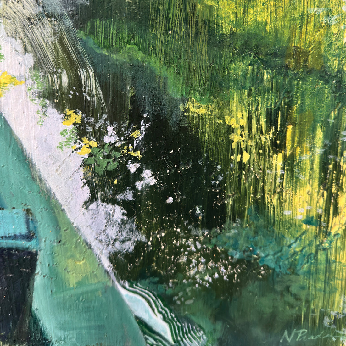 Caroni Boat Ride, 20" x 16"